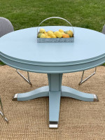 Refinished Table w/4 Chairs! ~ Multiple uses for this set...