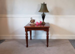 End Table, or Side Table for Family Room, Square Shaped Table