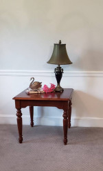 End Table, or Side Table for Family Room, Square Shaped Table