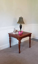 End Table, or Side Table for Family Room, Square Shaped Table
