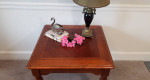 End Table, or Side Table for Family Room, Square Shaped Table