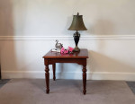End Table, or Side Table for Family Room, Square Shaped Table