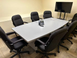 Conference table and chairs