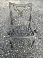 Beautiful Stone-top Patio Set Large Table and 6 Chairs ***