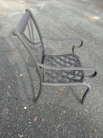 Beautiful Stone-top Patio Set Large Table and 6 Chairs ***