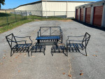 Beautiful Conversation Set Couch, 2 Oversized Chairs,Table ETC. OBO