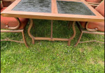 Beautiful Aluminum Patio Set Large Table and 6 Chairs LOWERED OBO
