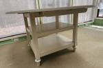 Pottery Barn Shayne Round Drop Leaf Table