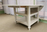 Pottery Barn Shayne Round Drop Leaf Table