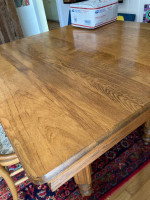OAK TABLE WITH CHAIRS