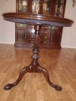 "1940" Pie Crust Side Table (Walnut)