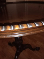 "1940" Pie Crust Side Table (Walnut)