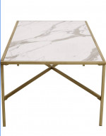 Brand New in the Box Ravenna Home Coffee Table Gold and Marble
