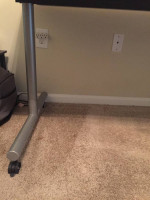 Large flip-top utility table with casters