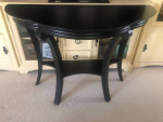 Bombay Black Console Table / Entryway Table