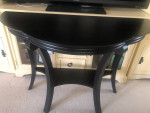 Bombay Black Console Table / Entryway Table
