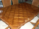 Dining room table, chairs & buffet