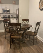Glambrey Dining Table and 4 Chairs- Like New!