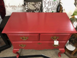 Cute Red Console Table