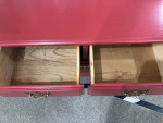 Cute Red Console Table