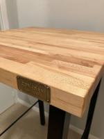 Bar table wood/steel