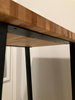 Bar table wood/steel