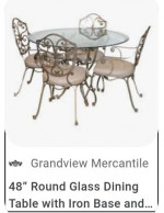 Table Kitchen Dining with 3-Chairs