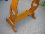 2 Mid Century Pine Drop Leaf Side Table
