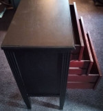 Pier One Multi Color Side Table GREAT SHAPE 26 W x 32 H x 14 D