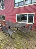 Patio table and chairs