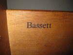 Oak Console Table by Bassett