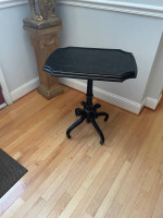 BOMBAY Paint Decorated Pedestal Base Side/End Table