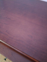 CHERRY WOOD TABLE / DESK BEAUTIFUL SOLID HANDCRAFTED WOOD