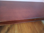CHERRY WOOD TABLE / DESK BEAUTIFUL SOLID HANDCRAFTED WOOD