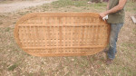 New teak table