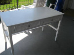 Table with drawers and shelf