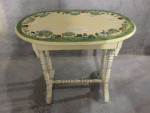 Folk Art Side/end Table