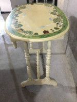 Folk Art Side/end Table