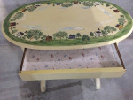 Folk Art Side/end Table