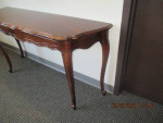 solid mahogany table made by -Hammary furniture co. 45.00 today