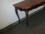 solid mahogany table made by -Hammary furniture co. 45.00 today