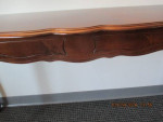 solid mahogany table made by -Hammary furniture co. 45.00 today