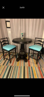 Pub table & four stools
