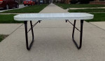 Small Mid Century Folding Table