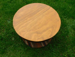 Wood wire spool kids table