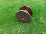Wood wire spool kids table