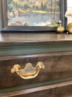 Small Ethan Allen Refinished Nightstand or End Table