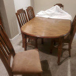 Formal Dining Room Table-1 Captin Chair and 7 others.