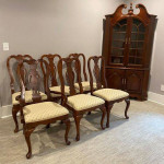 Lexington Solid Cherry Table and China Cabinet
