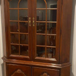 Lexington Solid Cherry Table and China Cabinet